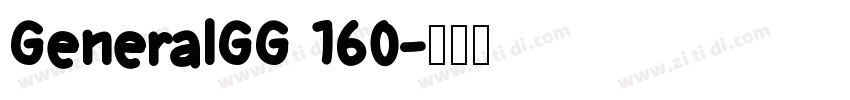 GeneralGG 160字体转换